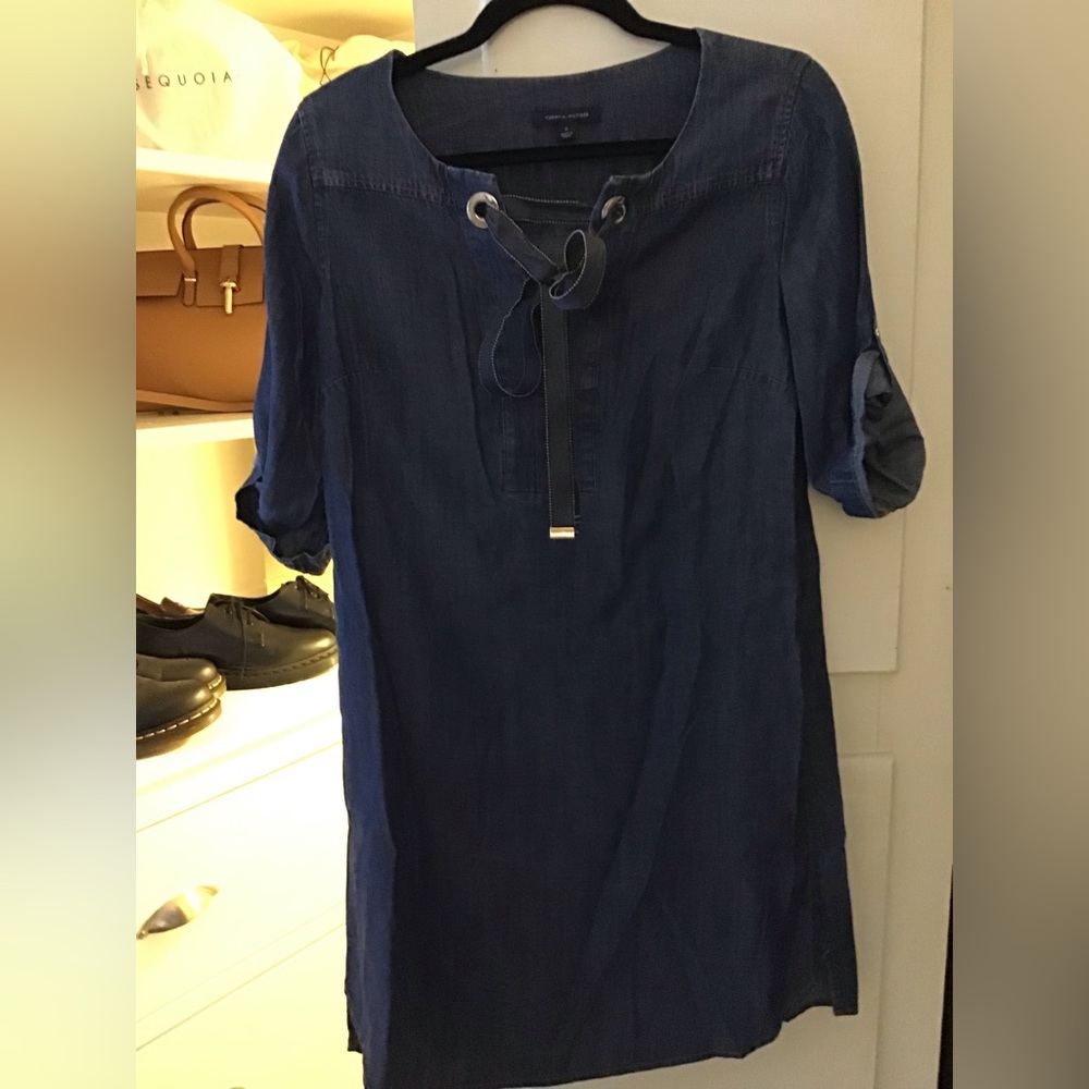 NWT Tommy Hilfiger Short Sleeve Light Denim Dress